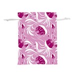 Folk floral pattern. Flowers print. Lightweight Drawstring Pouch (S) Front