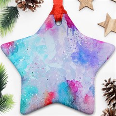 Rainbow Paint Ornament (star) by goljakoff