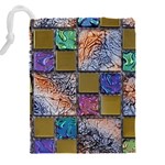 Tiles CBDOilPrincess 4c3ec21c-5cb9-4df3-975d-d1bfcef57dda Drawstring Pouch (4XL) Back