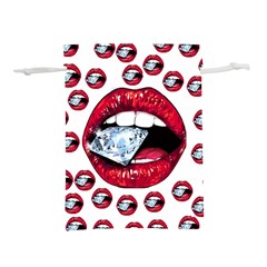 Lips Diamonds Cbdoilprincess  Df7357df-b45a-476d-b5b0-d19665f6de3f Lightweight Drawstring Pouch (m) by CBDOilPrincess1