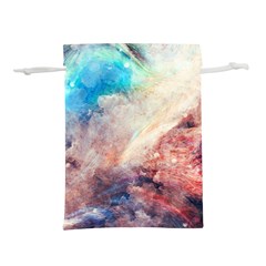 Abstract Galaxy Paint Lightweight Drawstring Pouch (l) by goljakoff