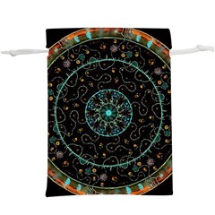 Mandala - 0008b - The Coffee Eye  Lightweight Drawstring Pouch (xl) by WetdryvacsLair