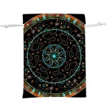 Mandala - 0008b - The Coffee Eye  Lightweight Drawstring Pouch (XL) Front