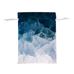 Blue Sea Waves Lightweight Drawstring Pouch (s) by goljakoff