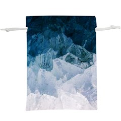Blue Sea Waves  Lightweight Drawstring Pouch (xl) by goljakoff