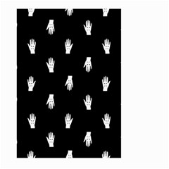 Vampire Hand Motif Graphic Print Pattern 2 Large Garden Flag (two Sides) by dflcprintsclothing