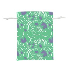 Folk Floral Pattern  Abstract Flowers Print  Seamless Pattern Lightweight Drawstring Pouch (m) by Eskimos