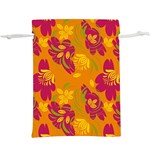 Folk floral pattern. Abstract flowers print. seamless pattern  Lightweight Drawstring Pouch (XL) Back