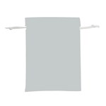 Glacier Grey Lightweight Drawstring Pouch (M) Back