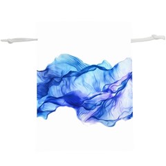 Blue Smoke  Lightweight Drawstring Pouch (xl) by goljakoff