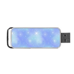 Heavenly Flowers Portable Usb Flash (one Side) by SychEva