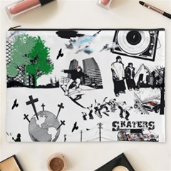 Skater-underground Cosmetic Bag (xxxl) by PollyParadise