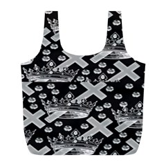 Royalcrowns Full Print Recycle Bag (l) by PollyParadise