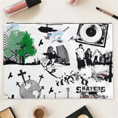 Skaterunderground Cosmetic Bag (xxl) by PollyParadise