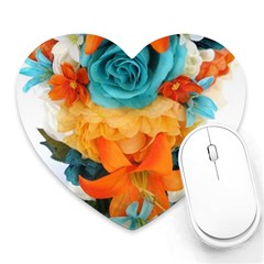 Spring Flowers Heart Mousepads by LW41021