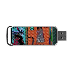 Cats Portable Usb Flash (two Sides) by LW41021