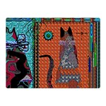 Cats Double Sided Flano Blanket (Mini)  35 x27  Blanket Front