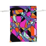 Abstract  Lightweight Drawstring Pouch (XL) Back