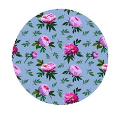 Delicate Peonies Mini Round Pill Box (pack Of 5) by SychEva