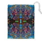 Abstract Marbling Painting Repeats Drawstring Pouch (5XL) Front