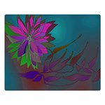 Evening Bloom Double Sided Flano Blanket (Large)  80 x60  Blanket Front
