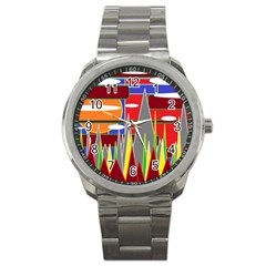 Forrest Sunset Sport Metal Watch by LW323