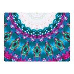 Peacock Double Sided Flano Blanket (mini)  by LW323