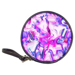 Hot Pink Fuchsia Flower Fantasy  Classic 20-cd Wallets by CrypticFragmentsDesign