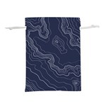 Topography map Lightweight Drawstring Pouch (M) Back