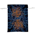 Fractal Galaxy  Lightweight Drawstring Pouch (XL) Back