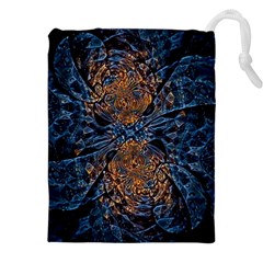 Fractal Galaxy Drawstring Pouch (5xl) by MRNStudios
