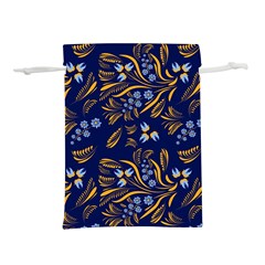 Folk Floral Pattern  Flowers Abstract Surface Design  Seamless Pattern Lightweight Drawstring Pouch (s) by Eskimos