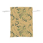 Folk floral art pattern. Flowers abstract surface design. Seamless pattern Lightweight Drawstring Pouch (S) Front