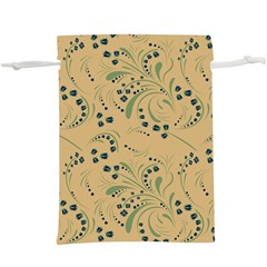 Folk Floral Art Pattern  Flowers Abstract Surface Design  Seamless Pattern  Lightweight Drawstring Pouch (xl) by Eskimos