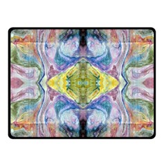 Painted Pebbles I Repeats Fleece Blanket (small) by kaleidomarblingart