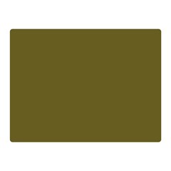 Antique Bronze Green Double Sided Flano Blanket (mini)  by FabChoice