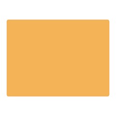 Bees Wax Orange Double Sided Flano Blanket (mini)  by FabChoice