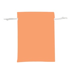 Cantaloupe Orange Lightweight Drawstring Pouch (s) by FabChoice