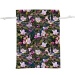 Apple Blossom   Lightweight Drawstring Pouch (XL) Back