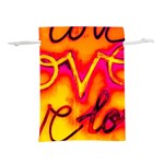  Graffiti Love Lightweight Drawstring Pouch (L) Back