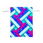 Pop Art Mosaic Lightweight Drawstring Pouch (M) Back