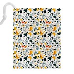 Abstract Seamless Pattern Drawstring Pouch (4XL) Back