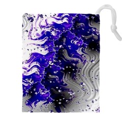 Fractal Lava Drawstring Pouch (5xl) by Sparkle