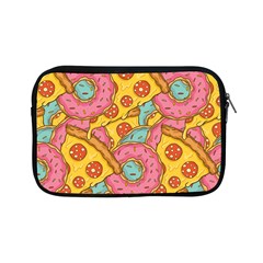Fast Food Pizza And Donut Pattern Apple Ipad Mini Zipper Cases by DinzDas