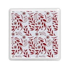 Folk Flowers Art Pattern Floral Abstract Surface Design  Seamless Pattern Memory Card Reader (square) by Eskimos