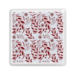 Folk flowers art pattern Floral abstract surface design  Seamless pattern Memory Card Reader (Square) Front