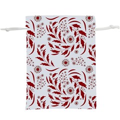 Folk Flowers Art Pattern Floral Abstract Surface Design  Seamless Pattern  Lightweight Drawstring Pouch (xl) by Eskimos
