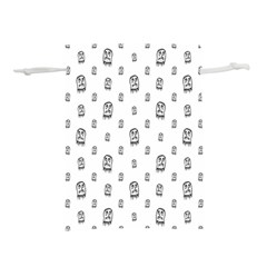 Sketchy Monster Pencil Drawing Motif Pattern Lightweight Drawstring Pouch (s) by dflcprintsclothing