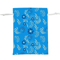 Folk Flowers Art Pattern Floral  Surface Design  Seamless Pattern  Lightweight Drawstring Pouch (xl) by Eskimos
