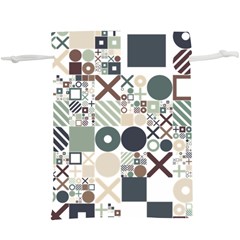 Mosaic Print  Lightweight Drawstring Pouch (xl) by designsbymallika